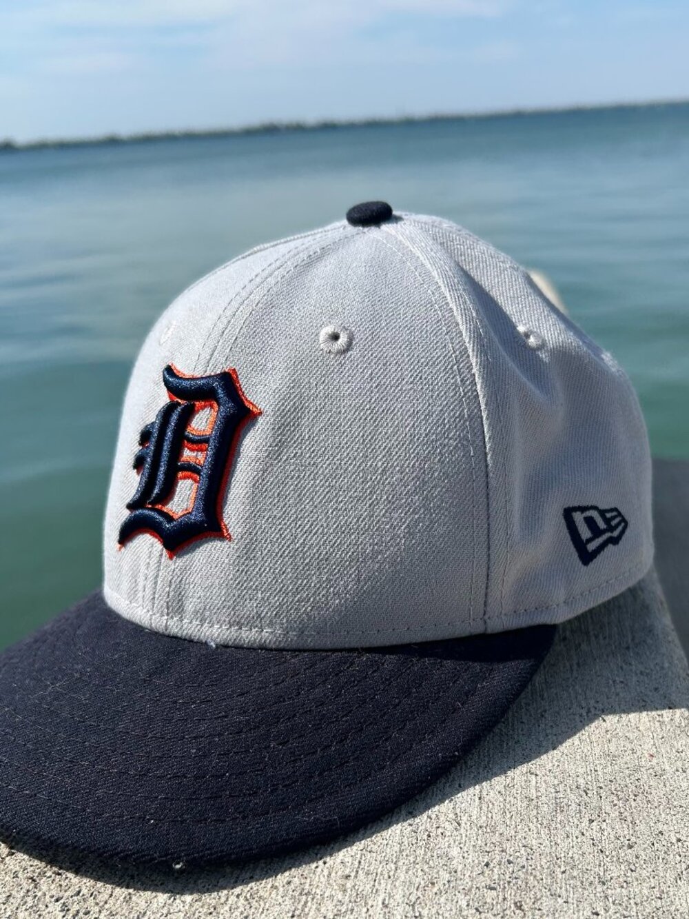 New Era 59FIFTY Detroit Tigers MLB Baseball Fitted Hat Sz 7 1/2